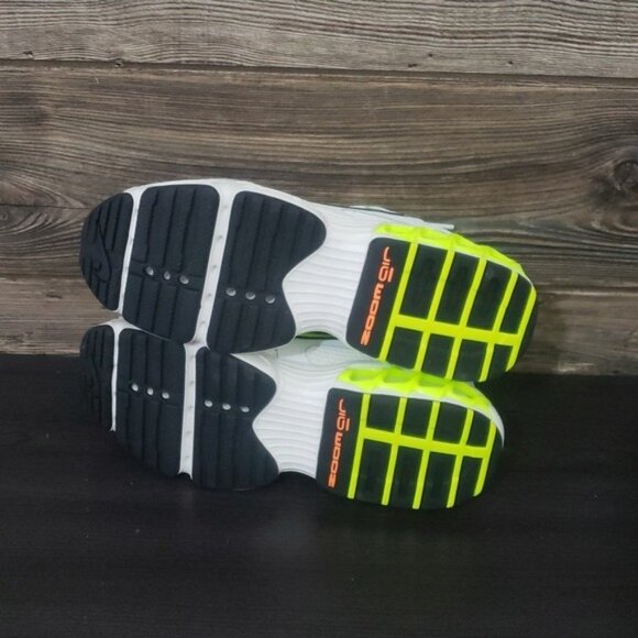 New Nike Womens Zoom Air Fire White Neon Chunky Sneakers Size 8 Casual Everyday - Picture 8 of 9